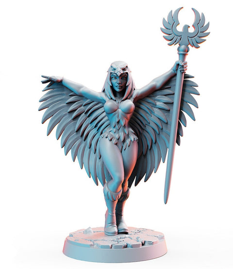 Soa-Ra- Those Wonderful 80's| Human Female Sorceress | 28mm,32mm,75mm Scale | Animation Fan Art - Figurine mini - D&D 5e - RN Estudio