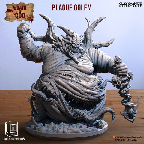 Flesh Golem Abomination Demon (3 sizes) | 80mm tall | 28mm scale | 32mm scale | Daemon Miniature Proxy | Dungeons and Dragons |