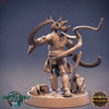 Tiefling Fighter Battle Master Two-weapon Style | 28mm, 32mm, 75mm Scale Resin Miniature | Dungeons and Dragons | Pathfinder |