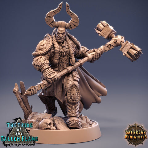 Hobgoblin Fighter Warrior Barbarian| 28mm, 32mm, 75mm Scale Resin Miniature | Dungeons and Dragons | Daybreak  Miniatures