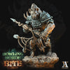 Gnoll Harpoon Hunter | Resin Miniature | Dungeons and Dragons | 28mm,32mm,75mm Scales | Pathfinder hyena humanoid | D&D 5e |