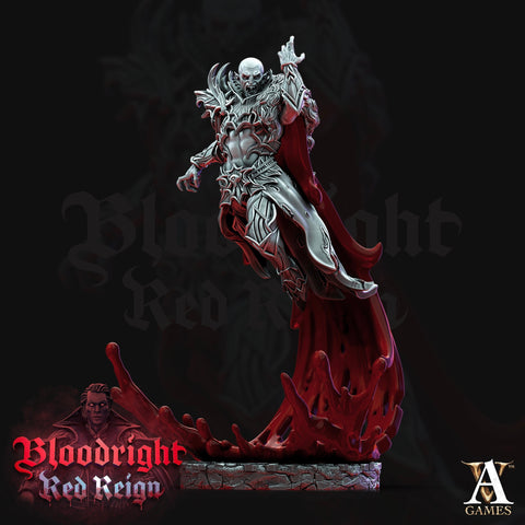 Vampire Count Evil Bloodcloaks | 28mm, 32mm, 75mm Scale | Undead Dungeons and Dragons 5e Miniatures | Pathfinder | Archvillain games