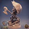 Aarakocra Fighter Ranger Barbarian | 28mm, 32mm, 75mm Scale Resin Miniature | Dungeons and Dragons | DaybreakMiniatures