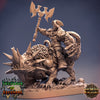 Oathbreaker Paladin Chaos Knight mounted on Horned wolf| Dungeons and Dragons 5e| 28mm Scale | 32mm Scale | 75mm Scale | Pathfinder |