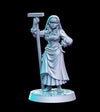 Pinup Sexy Female Peasant NPC | 28mm Scale | 32mm Scale Miniature | 75mm Scale | -Dungeons and Dragons - D&D 5e -Pathfinder | RN Estudio
