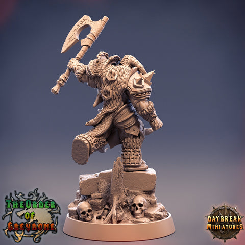 Oathbreaker Paladin Chaos Knight Unpainted Miniature | 28mm, 32mm, 75mm Scales | Dungeons and Dragons | Pathfinder | Daybreak Miniatures
