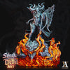 Fierna Arch Devil of Fire 128mm Tall | 85mm Base | Nine Hells | Daemon Prince | Dungeons and Dragons | Archvillain Games | Demon Statue