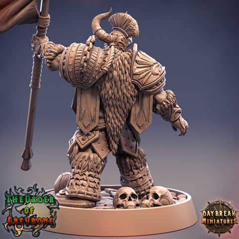 Oathbreaker Paladin Chaos Knight Unpainted Miniature | 28mm, 32mm, 75mm Scales | Dungeons and Dragons | Pathfinder | Daybreak Miniatures