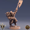 Orc Fighter Warrior Barbarian Two-handed Weapon Style Great Axe | Scales: 28mm | 32mm | 75mm | Dungeons and Dragons | Pathfinder |