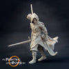 Human Ranger Fighter with Sword | Miniature | 28mm Scale | 32mm Scale | 75mm Scale |Pathfinder Figure | DnD | Figurine unpainted |