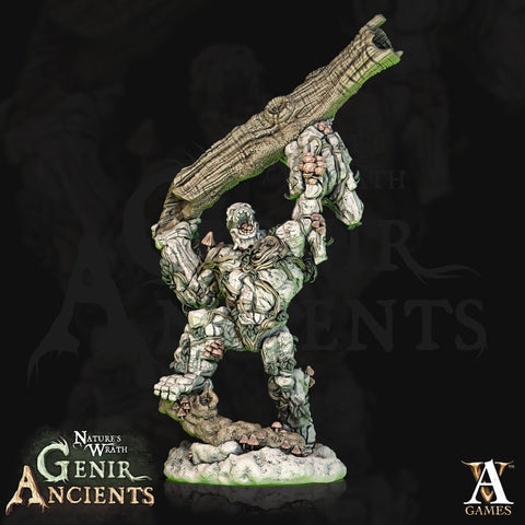 Forest Earth Elemental | 28mm and 32mm Scale | DnD 5e Miniature | Resin Figure Dungeons and Dragons| Archvillain Games