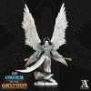 Female Celestial Angel, Solar, Deva | 28mm, 32mm, 75mm Scales | Dungeons and Dragons 5e figure | Pathfinder | Archvillain Games