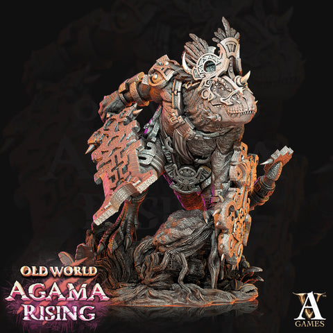 Lizardfolk Crocodilian Lizardman | 145mm tall Also: 28mm, 32mm, Scales | Dungeons and Dragons 5e Miniatures | Pathfinder | Figurine |