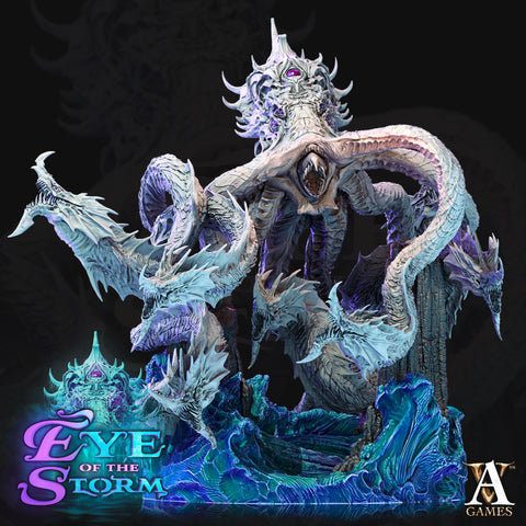 Gargantuan Kraken | 150mm Base 28 and 32mm Scale | Dungeons and Dragons | Boss Sea Monster Water Encounter DnD 5E | Archvillain Games
