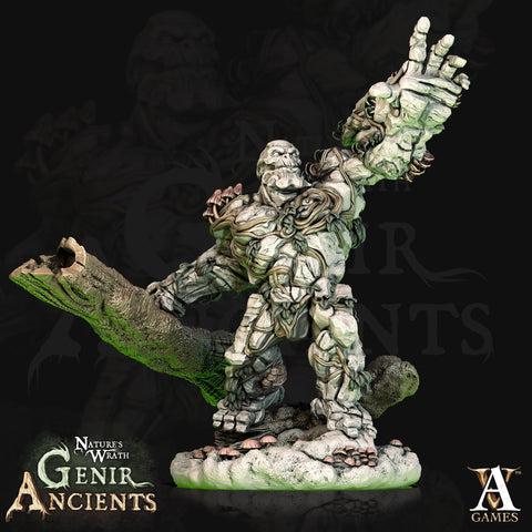 Forest Earth Elemental | 28mm and 32mm Scale | DnD 5e Miniature | Resin Figure Dungeons and Dragons| Archvillain Games
