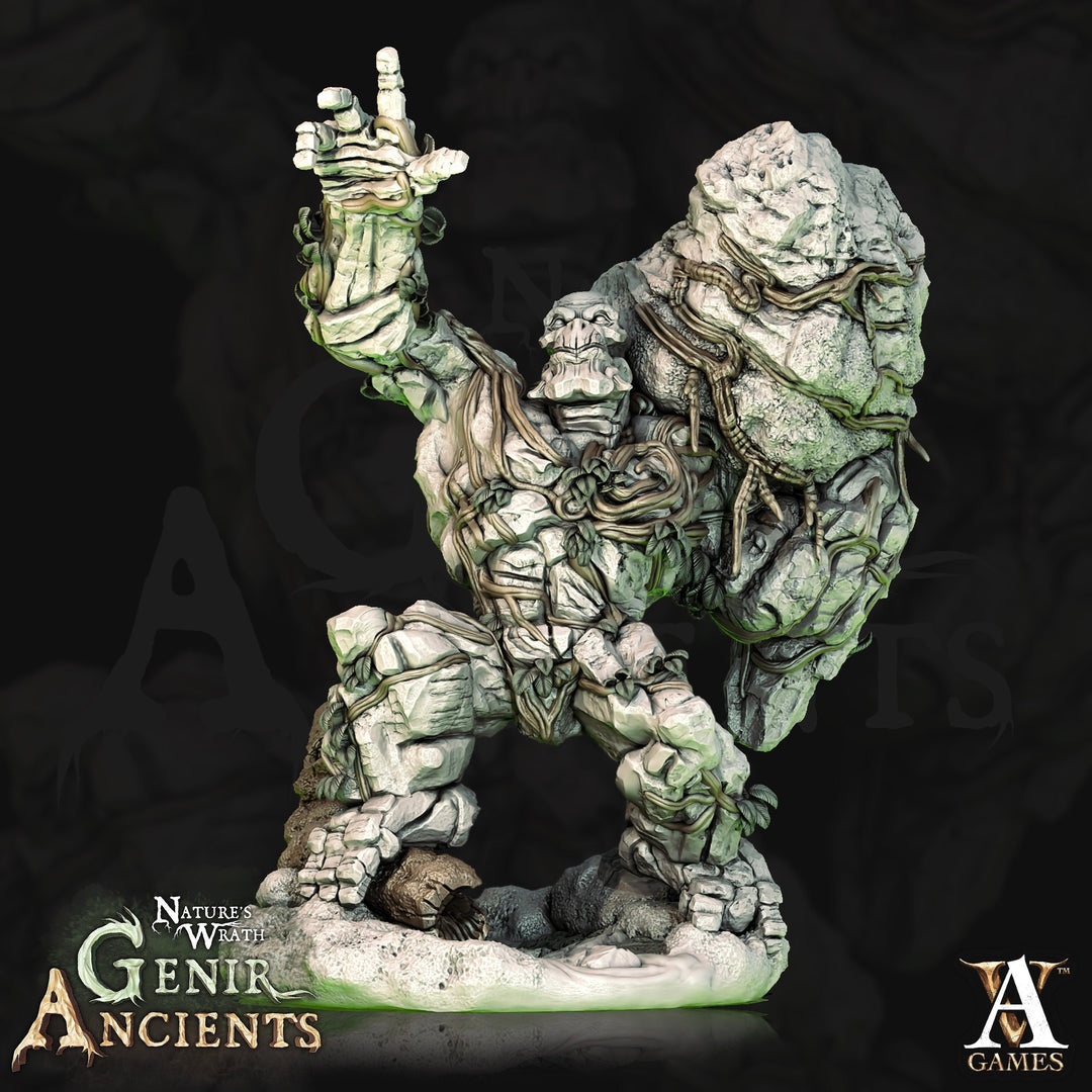 Forest Earth Elemental | 28mm and 32mm Scale | DnD 5e Miniature | Resin Figure Dungeons and Dragons| Archvillain Games