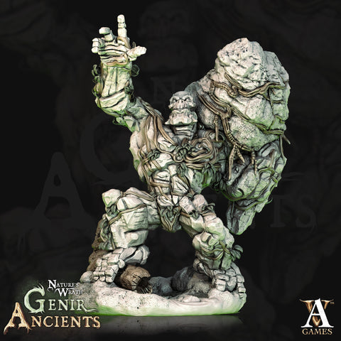 Forest Earth Elemental | 28mm and 32mm Scale | DnD 5e Miniature | Resin Figure Dungeons and Dragons| Archvillain Games