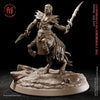Centaur Armored two weapons | 28mm, 32mm, 75mm Scale Resin Miniature | Dungeons and Dragons | Flesh of Gods