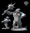Ogre Troll (3 weapon Options) | 28mm, 32mm (63mm Tall), 75mm Scales | Dungeons and Dragons | Pathfinder | Tabletop RPG | Mini Monster Mayhem