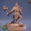 Goblin Shaman Mace Fighter | DnD Miniatures | Dungeons and Dragons | 28mm, 32mm, 75mm scale| Pathfinder| Goblin Figure | Daybreak Miniatures