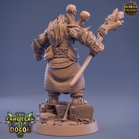 Bugbear Shaman Wizard Cleric with Staff | Scales 28mm | 32mm | 75mm |  Megaboss | Dungeons and Dragons | Pathfinder | Daybreak Miniatures