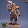 Bugbear Fighter Warrior Barbarian with 2 Axes | Scales 28mm |32mm |75mm | Megaboss | Dungeons and Dragons |Pathfinder | Daybreak Miniatures