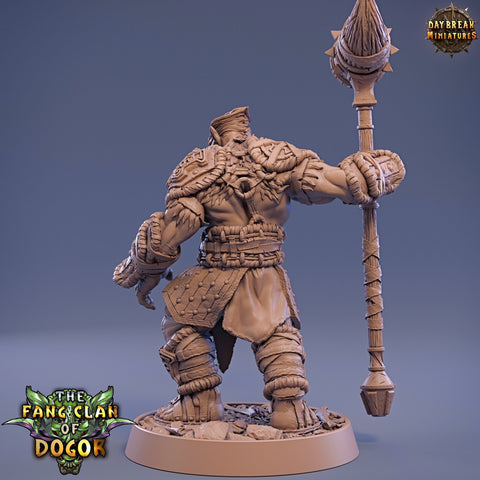 Bugbear Fighter Warrior Barbarian  | Scales 28mm | 32mm | 75mm |  Megaboss | Dungeons and Dragons | Pathfinder | Daybreak Miniatures