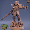 Bugbear Fighter Warrior Barbarian with Sword | Scales 28mm | 32mm | 75mm | Megaboss | Dungeons and Dragons |Pathfinder | Daybreak Miniatures