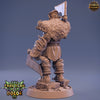 Bugbear Fighter Warrior Barbarian with 2 Axes | Scales 28mm |32mm |75mm | Megaboss | Dungeons and Dragons |Pathfinder | Daybreak Miniatures