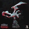 Feral Vampire Spawn Flying | 28mm, 32mm Scales | Undead Dungeons and Dragons 5e Miniatures | Pathfinder | DnD Figurine | Archvillain Games