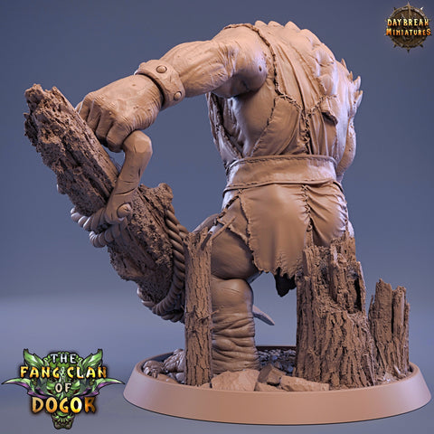 Oger, Troll Unpainted mini | 28mm & 32mm Scale 75mm,100mm Tall | Dungeons and Dragons| Pathfinder Oger| Daybreak Miniatures | Tabletop RPG |