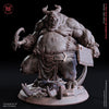 The Butcher Demon | 28mm Scale | 32mm Scale | 75mm Scale- Boss Monster Mini - Minis - D&D 5e - PathfinderFigurine | Flesh of Gods