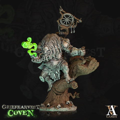 Bog Troll Giant  Available in 28mm and 32mm Scale. 80mm tall | DnD 5e Miniature |  Resin Figure for Dungeons and Dragons| Archvillain Games