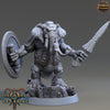 Luxodon Warrior Elephant RaceScales: 28mm, 32mm,54mm,75mm | D&D 5e Megaboss | Dungeons and Dragons | Pathfinder | Daybreak Miniatures
