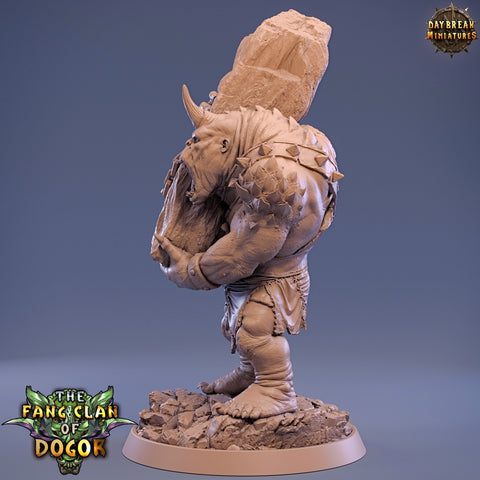 Oger, Troll Unpainted mini | 28mm & 32mm Scale 75mm,100mm Tall | Dungeons and Dragons| Pathfinder Oger| Daybreak Miniatures | Tabletop RPG |