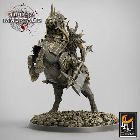 Oathbreaker Paladin Chaos Knight Mounted Cavalry | Set or Individual minis  | Dungeons and Dragons 5e  | 28mm,32mm,75mm Scale | Pathfinder |