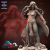 Sexy Female Vampire | 28mm, 32mm, 75mm Scale | Dungeons and Dragons 5e | Pathfinder | Strahd | Mammoth Factory