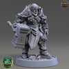 Oath ofDevotion Paladin Unpainted| 28mm, 32mm, 54mm, 75mm Scales | 100mm Tall | Dungeons and Dragons | Pathfinder | Daybreak Miniatures
