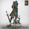 High Elf Lord Paladin, Moon Elf,EladrinUnpainted Miniature | 28mm, 32mm,75mm Scales | Dungeons and Dragons | Pathfinder |