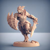 Dragonborn Paladin Fighter Sword & Shield | 28mm, 32mm, 54mm, 75mm Scale Resin Miniature | Dungeons and Dragons 5E | Pathfinder |