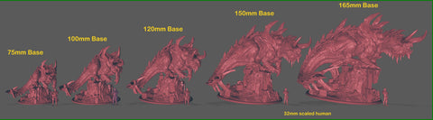 Titan Tarrasque (NEW)  Lord of The Print | Gargantuan Monstrosity| 220mm Tall and longer, 165mm Base | Resin | Dungeons and Dragons | DnD 5e