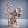 Dragonborn Wizard Sorcerer, Battle Mage | 28mm, 32mm, 54mm, 75mm Scale Resin Miniature | Dungeons and Dragons 5E | Pathfinder |