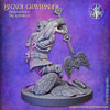 Dwarf Fighter Paladin Great Axe | Dungeons and Dragons Resin Figure Miniature | 28mm,32mm,75mm Scales | Pathfinder Mini for Painting |