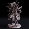 Fighter Battle Master.Sword Collector | Dungeons and Dragons 28mm, 32mm,75mm Scales also 160mm Statue |Pathfinder |Unpainted Flesh of Gods