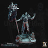 Undead Knight, Death Knight, Undead Paladin | 28mm, 32mm, 54mm ,75mm Scale | Dungeons and Dragons Miniatures | Pathfinder| Archvillain games