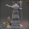 Human Druid, Cleric PC NPC Unpainted| 28mm, 32mm, 54mm, 75mm Scales 100mm Tall | Dungeons and Dragons | Pathfinder | Daybreak Miniatures