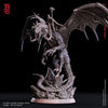 Ancient Gargantuan Dragon with Rider | Resin Miniature | 28mm, 32mm Scales | Dragon Queen | Dungeons and Dragons| Flesh of Gods