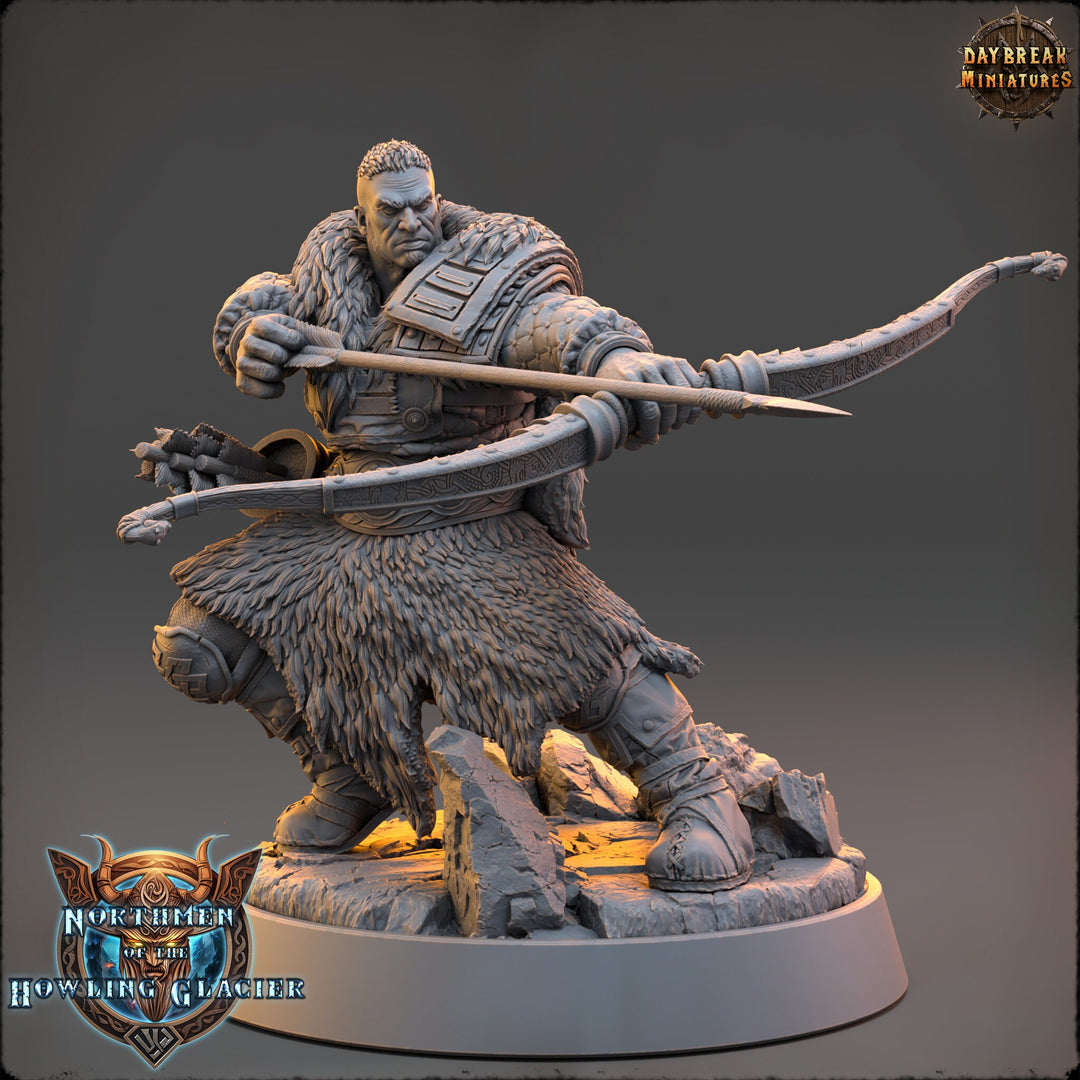 Human Ranger Fighter Sharpshooter PC NPC | 28mm, 32mm, 54mm, 75mm Scales 100mm Tall | Dungeons and Dragons |Pathfinder | Daybreak Miniatures