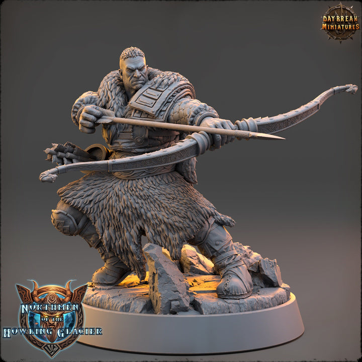 Human Ranger Fighter Sharpshooter PC NPC | 28mm, 32mm, 54mm, 75mm Scales 100mm Tall | Dungeons and Dragons |Pathfinder | Daybreak Miniatures