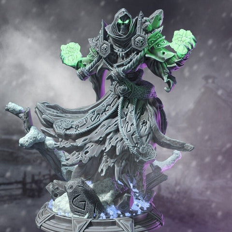 Wraith Incorporeal Undead Lich Monster Miniature | 28mm,32mm,54mm,75mm,100mm Scales | Dungeons and Dragons Pathfinder | DM Stash